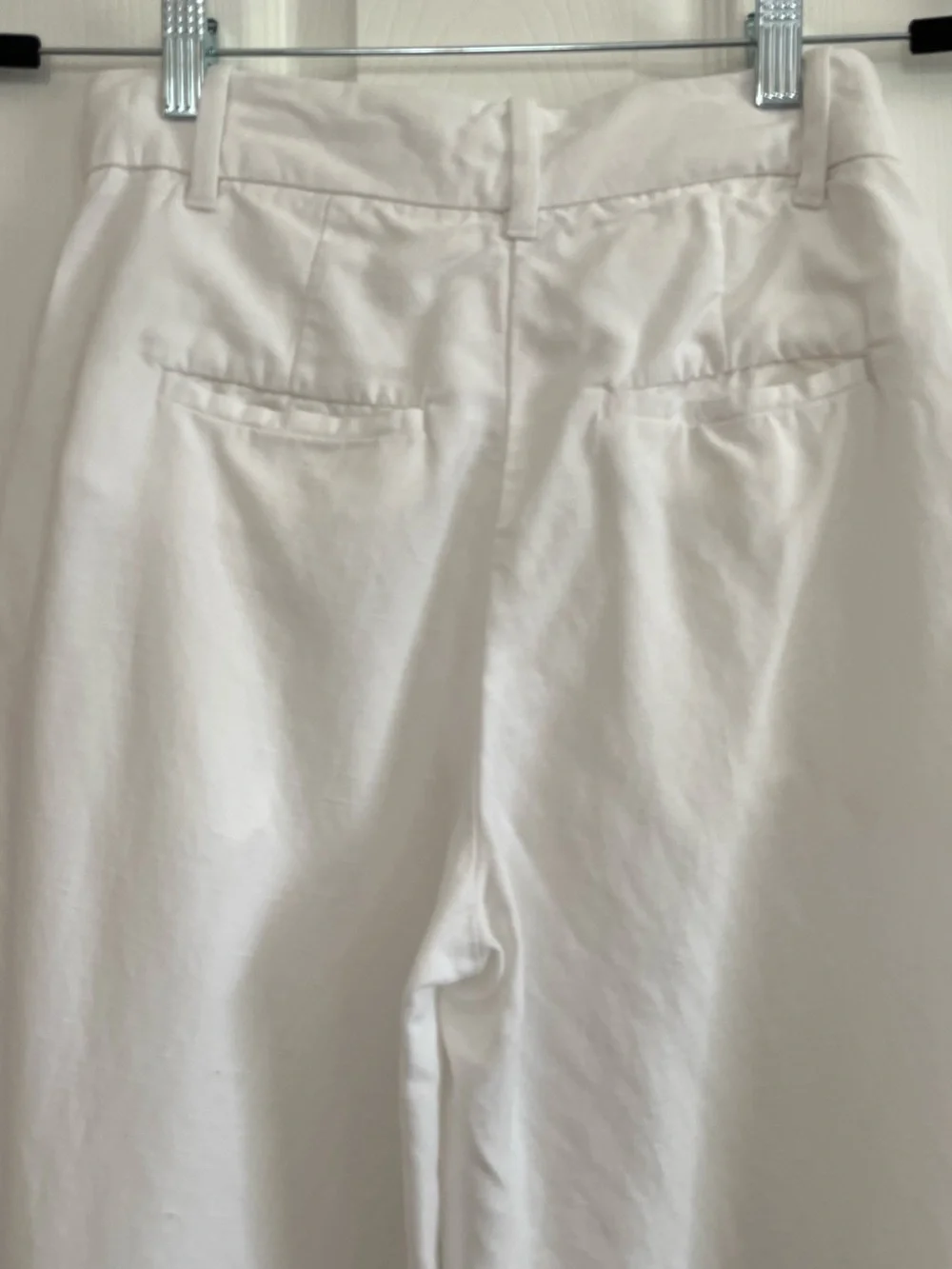 Aritzia Wilfred effortless tailored trousers, High-Rise Wide-Leg Pants - White